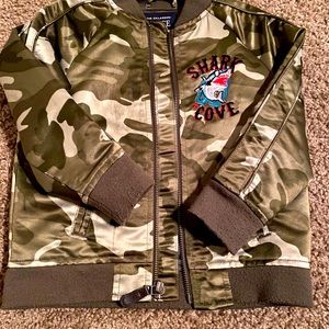 Camouflage Shark Cove kids jacket